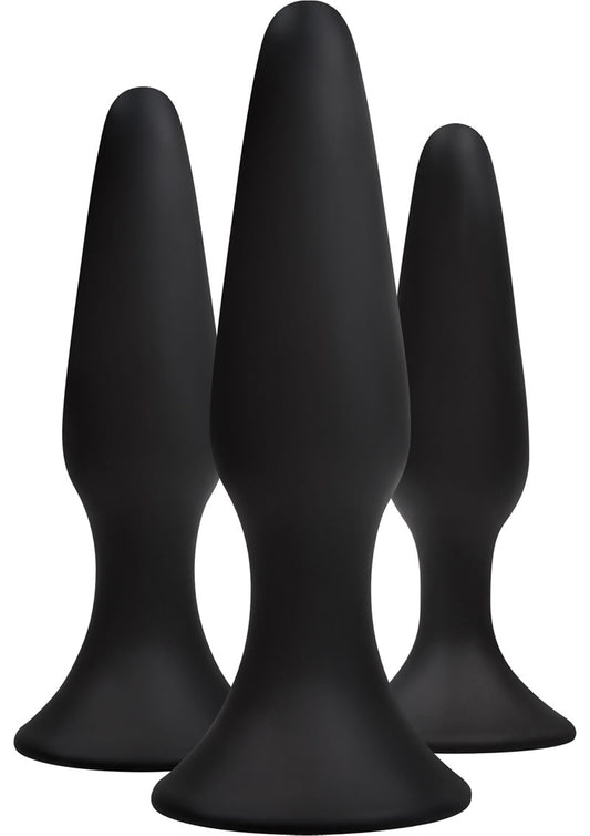 Renegade Sliders Trainer Anal Plugs (set of 3) - Black