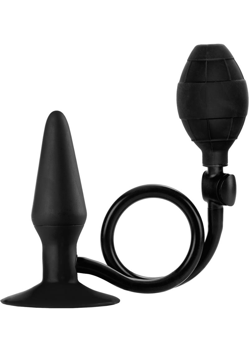 Booty Call Silicone Booty Pumper Butt Plug - Small - Black