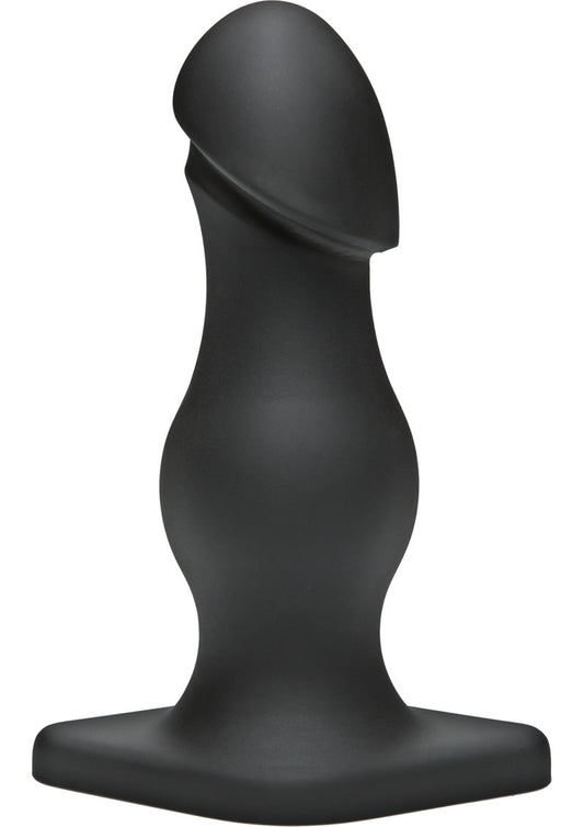 TitanMen The Rumpy Smooth Cushioned Anal Plug - Black