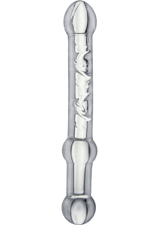 Prisms Prana Glass Thrusting Anal Probe - Clear