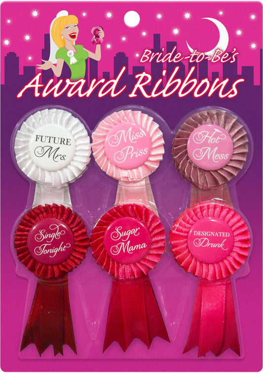 Bride-To-Be's Award Ribbons (6 Per Pack)