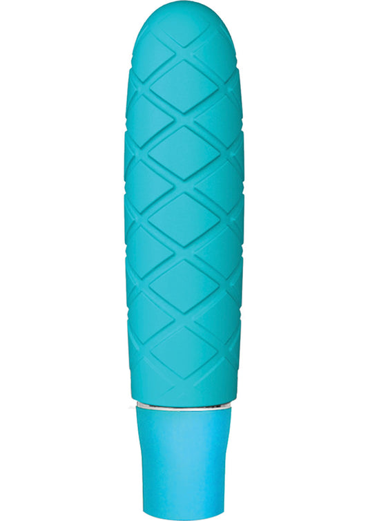 Luxe Cozi SiliconeMini Vibrator - Aqua