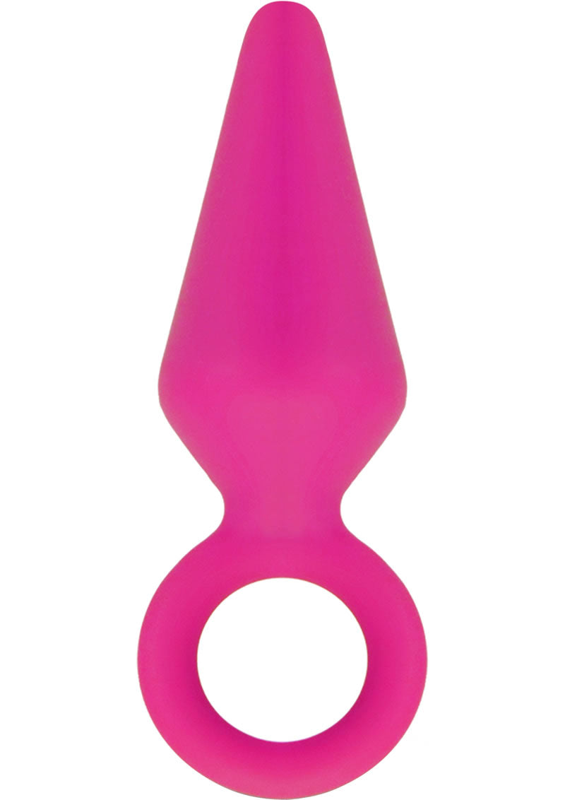 Luxe Candy Rimmer Silicone Butt Plug - Small - Pink