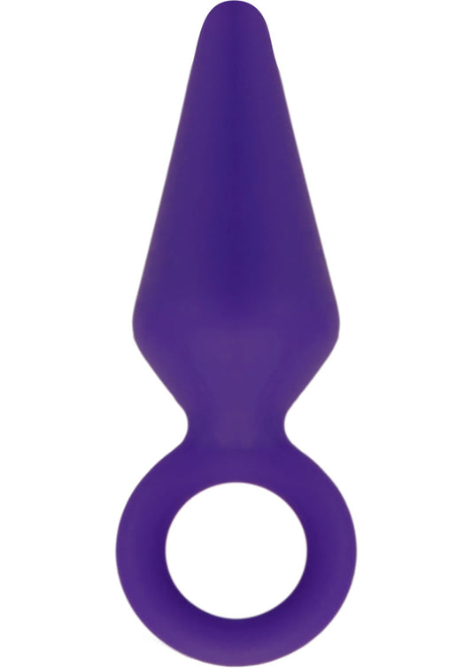 Luxe Candy Rimmer Silicone Butt Plug - Medium - Purple