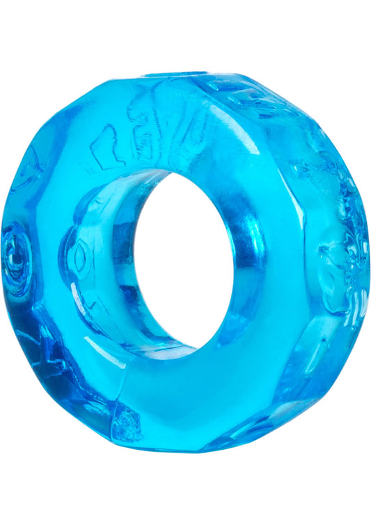 Oxballs Atomic Jock Sprocket Super Stretchy Cock Ring 2.8in - Blue