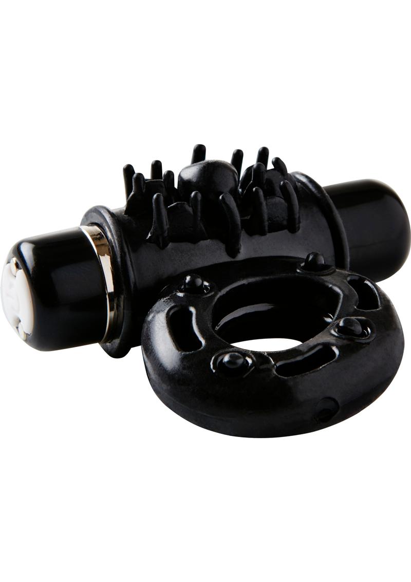 Sensuelle Bullet Ring 7 Function Cring Black