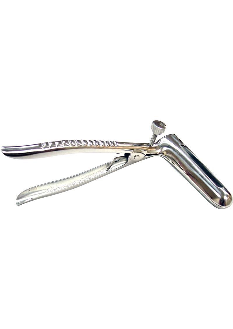 Rouge Metal Anal Speculum Silver