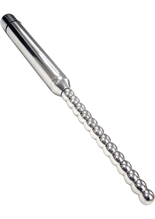 Rouge Vibrating Stainless Steel Urethral Sound - Silver