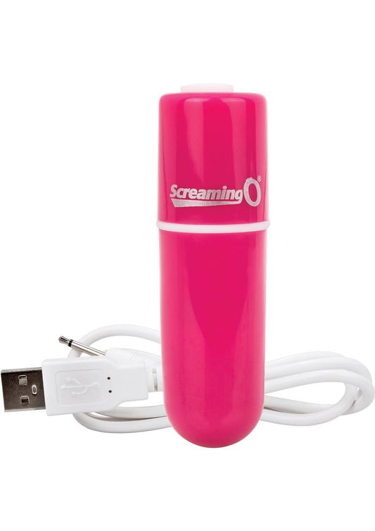 Charged Vooom Rechargeable Bullet Vibrator - Pink