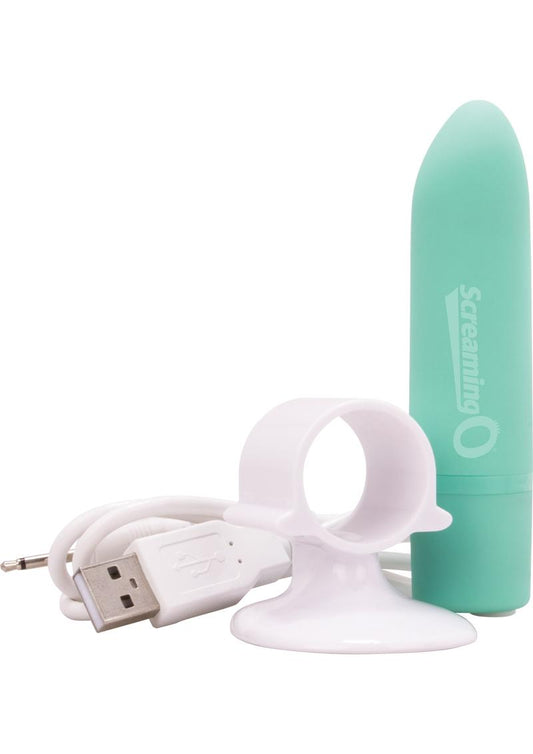 Charged Positive Rechargeable Waterproof Vibrator - Kiwi