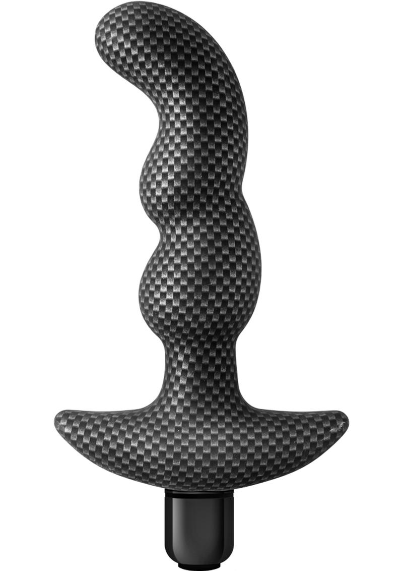 Spark Ignition PRV-02 Silicone Butt Plug - Carbon Fiber