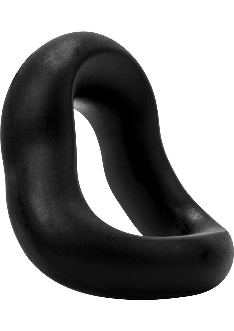 SwingO Curve Silicone Cock Ring - Black