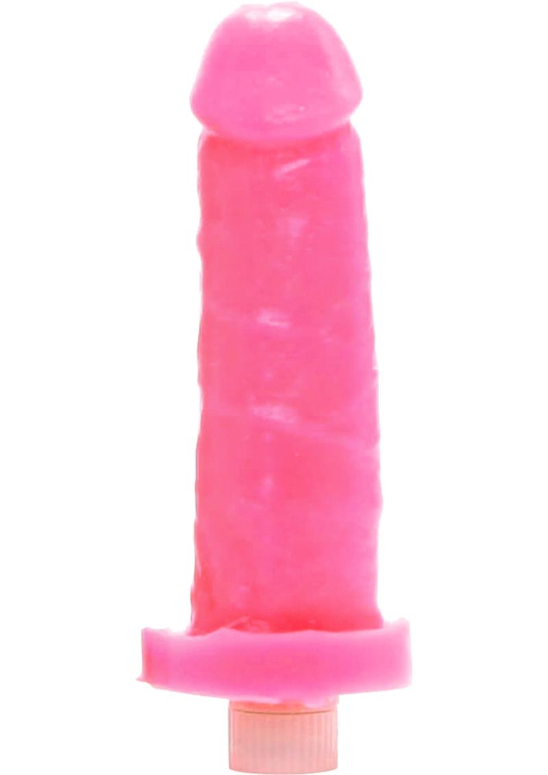 Clone-A-Willy Silicone Dildo Molding Kit with Vibrator - Glow In The Dark - Pink