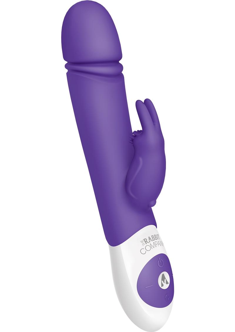 The Rabbit Company The Thrusting Rabbit Rechargeable Silicone Rabbit Vibrato - Purple