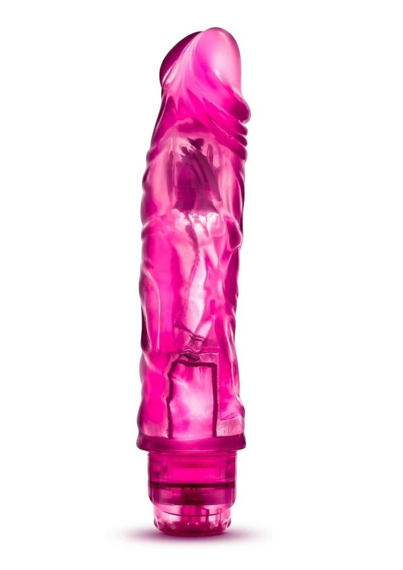 Glow Dicks The Drop Vibrating Dildo 8.5in - Pink