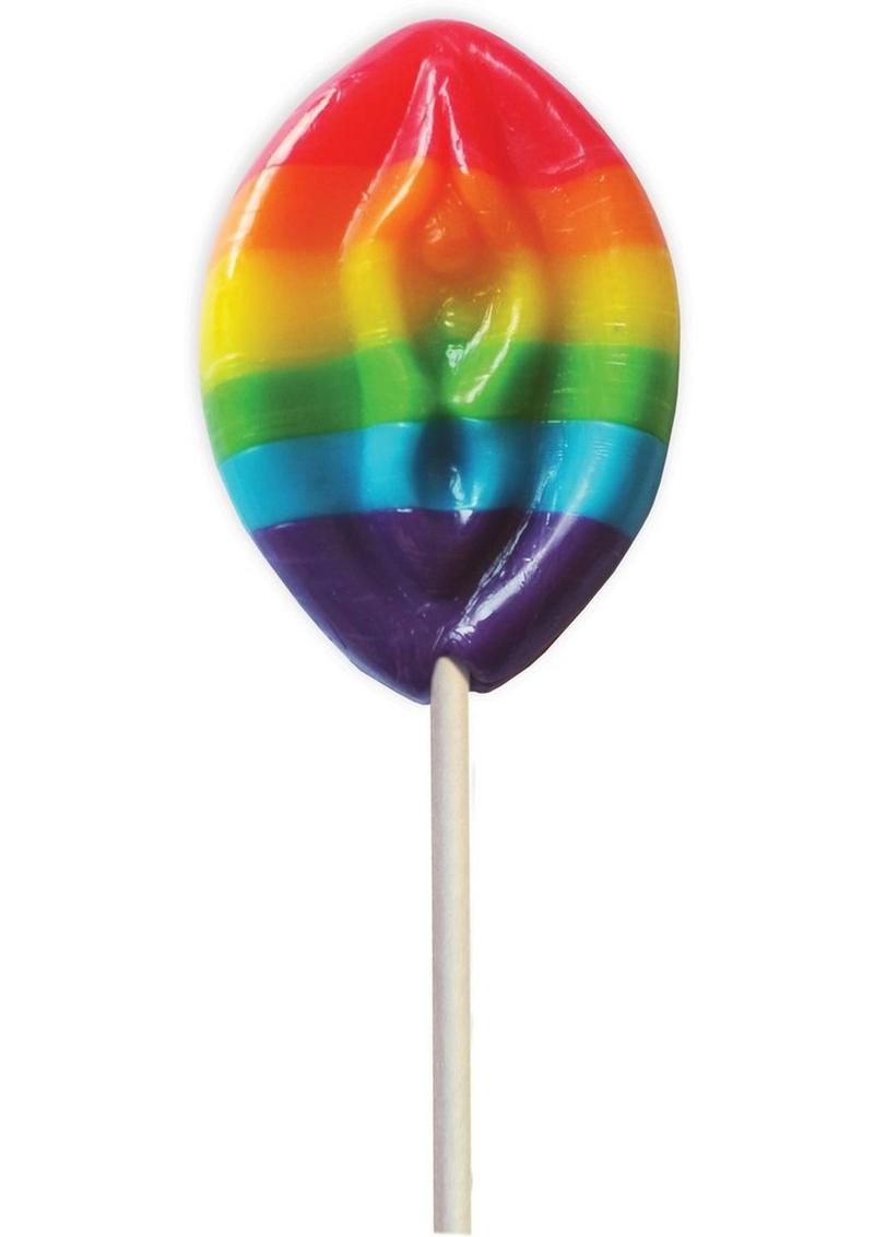 Rainbow Pussy Pops Candy Fruity Flavor