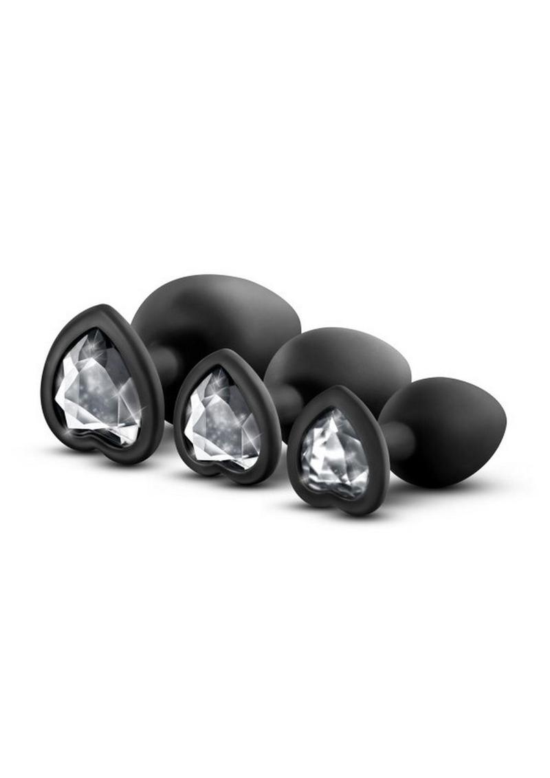 Luxe Bling Plugs Train Kit Black & White Gems