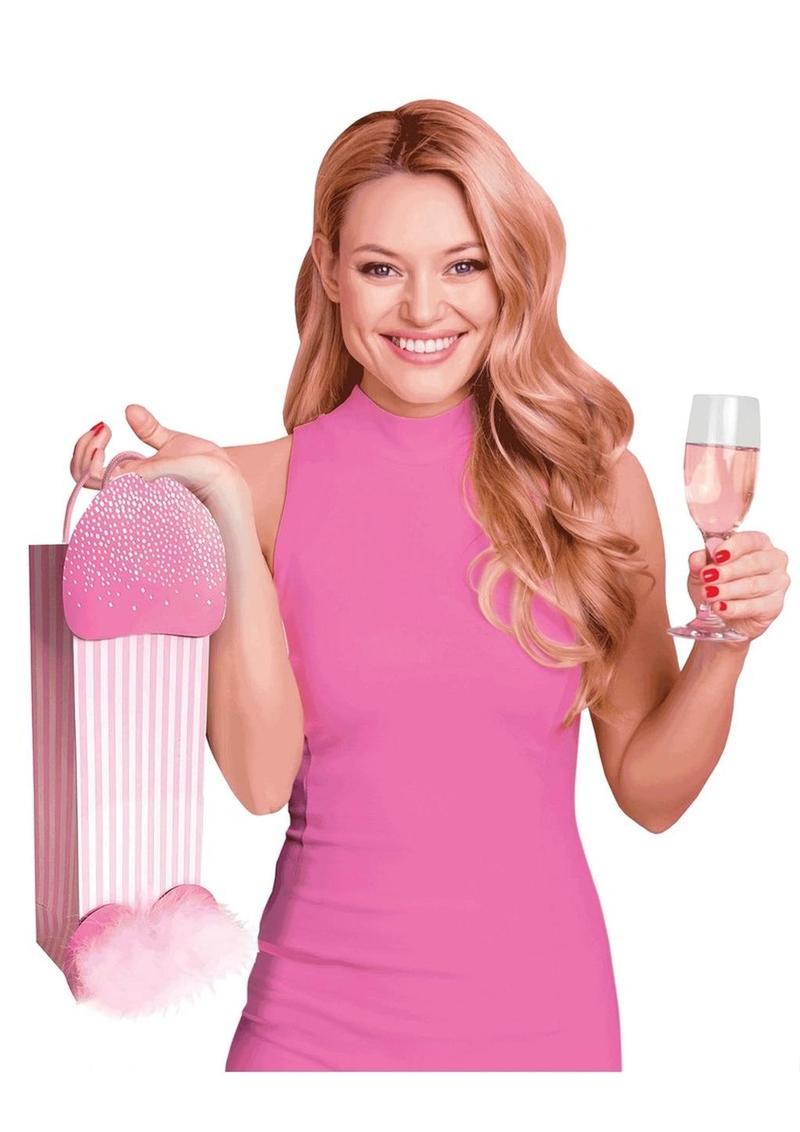 Penis Shape Gift Bag - Pink