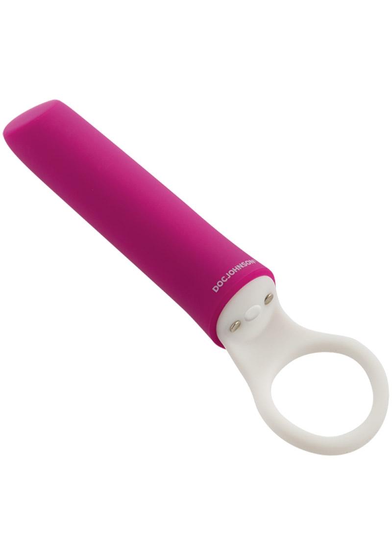 iVibe Select iPlease USB Magnetic Silicone Mini Vibrator 5.25in - Pink