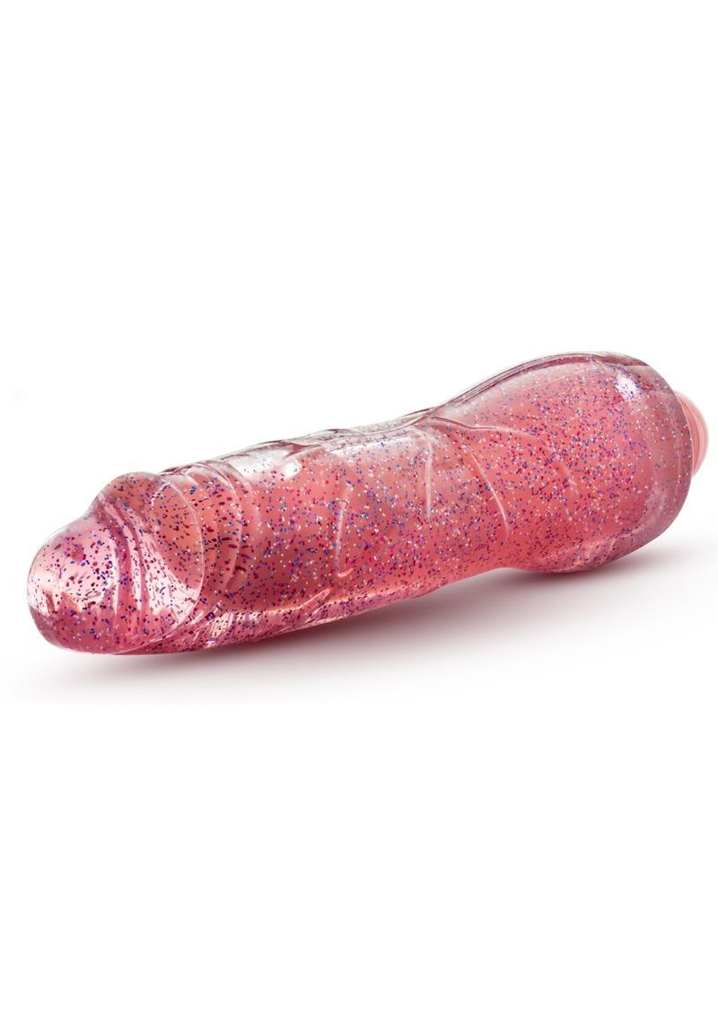 Glow Dicks Molly Glitter Vibrator - Pink