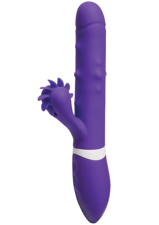 iVibe Select iRoll Silicone Rabbit Vibrator - Purple