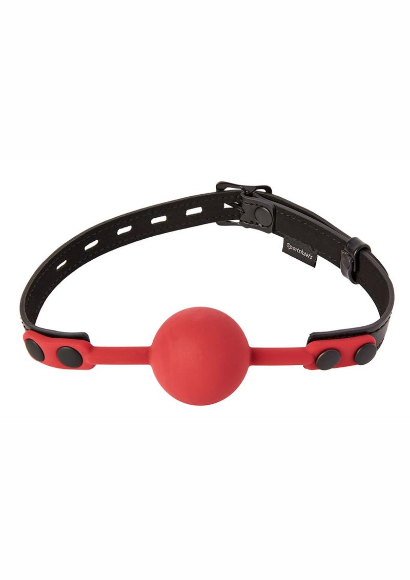 Saffron Ball Gag Black and Red