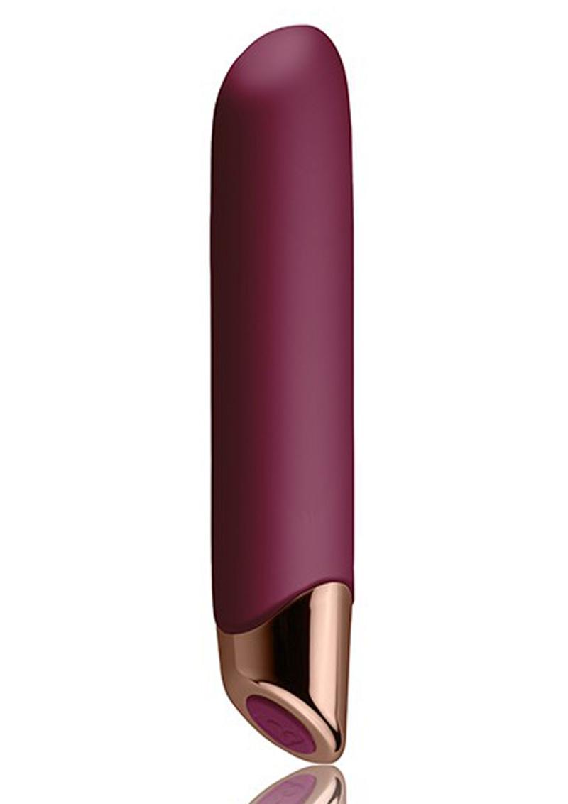 Chaiamo Rechargeable Silicone Vibrator - Burgundy