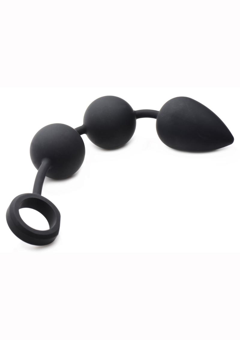 Tom Of Finland Weighted Anal Ball Beads - Black