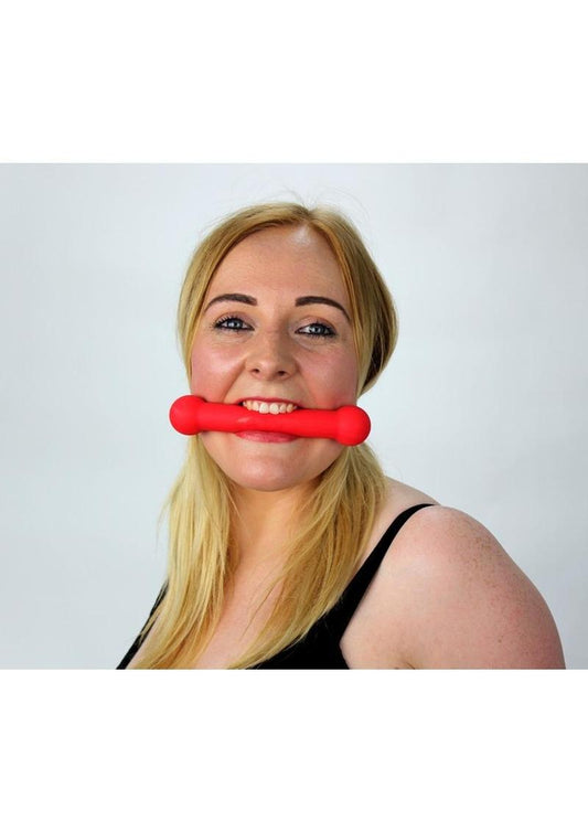 Quickie Gag Silicone Mouth Bit Red