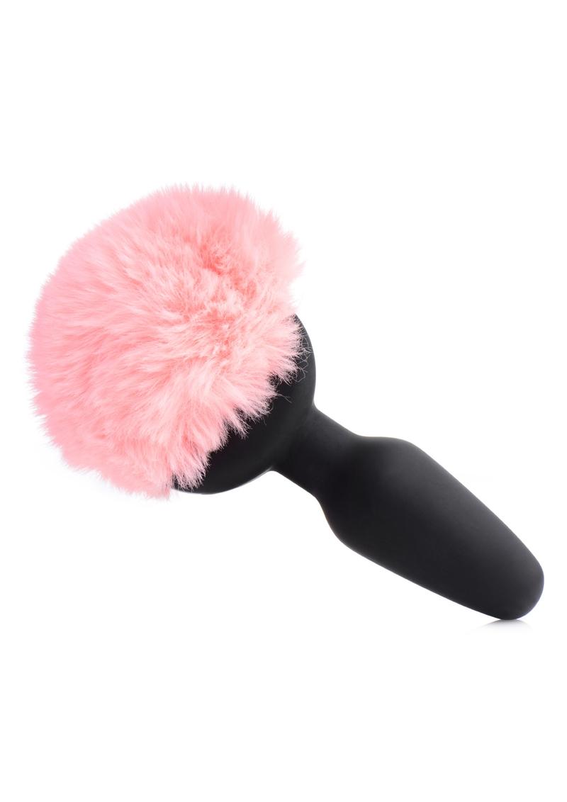 Tailz Vibrating Bunny Tail Anal Plug with Remote Control - Pink