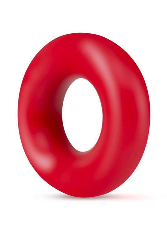 Stay Hard Donut Cock Rings (2 Pack) - Red