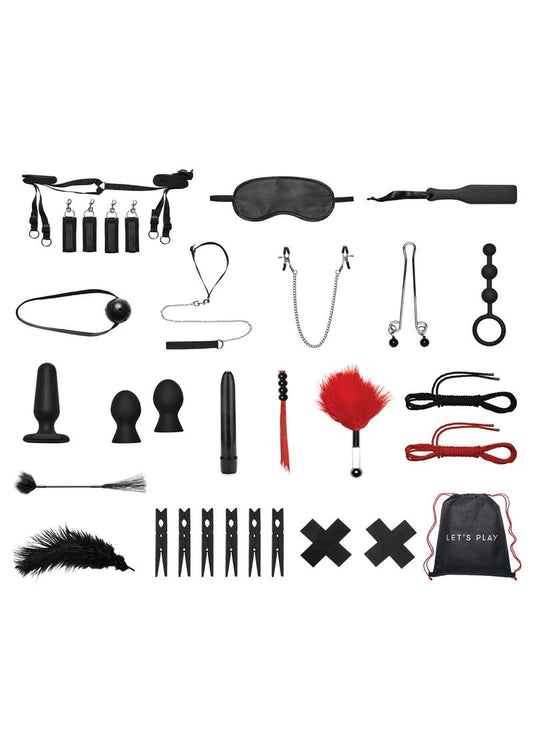 Lux Fetish Bedspreaders Bondage In A Box Deluxe (20 piece set)