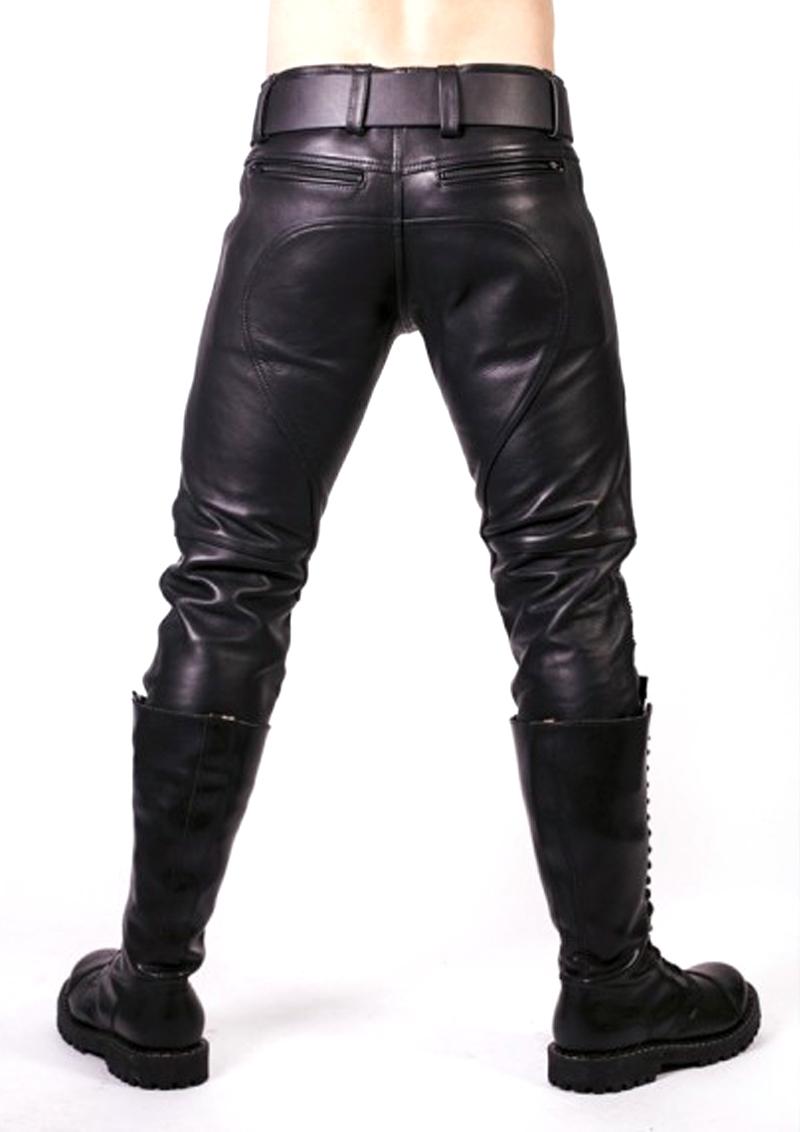 Prowler RED Prowler Leather Jeans 32in - Black