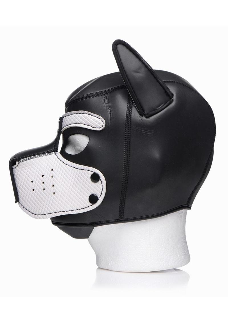 Master Series Neoprene Puppy Hood - Black and White