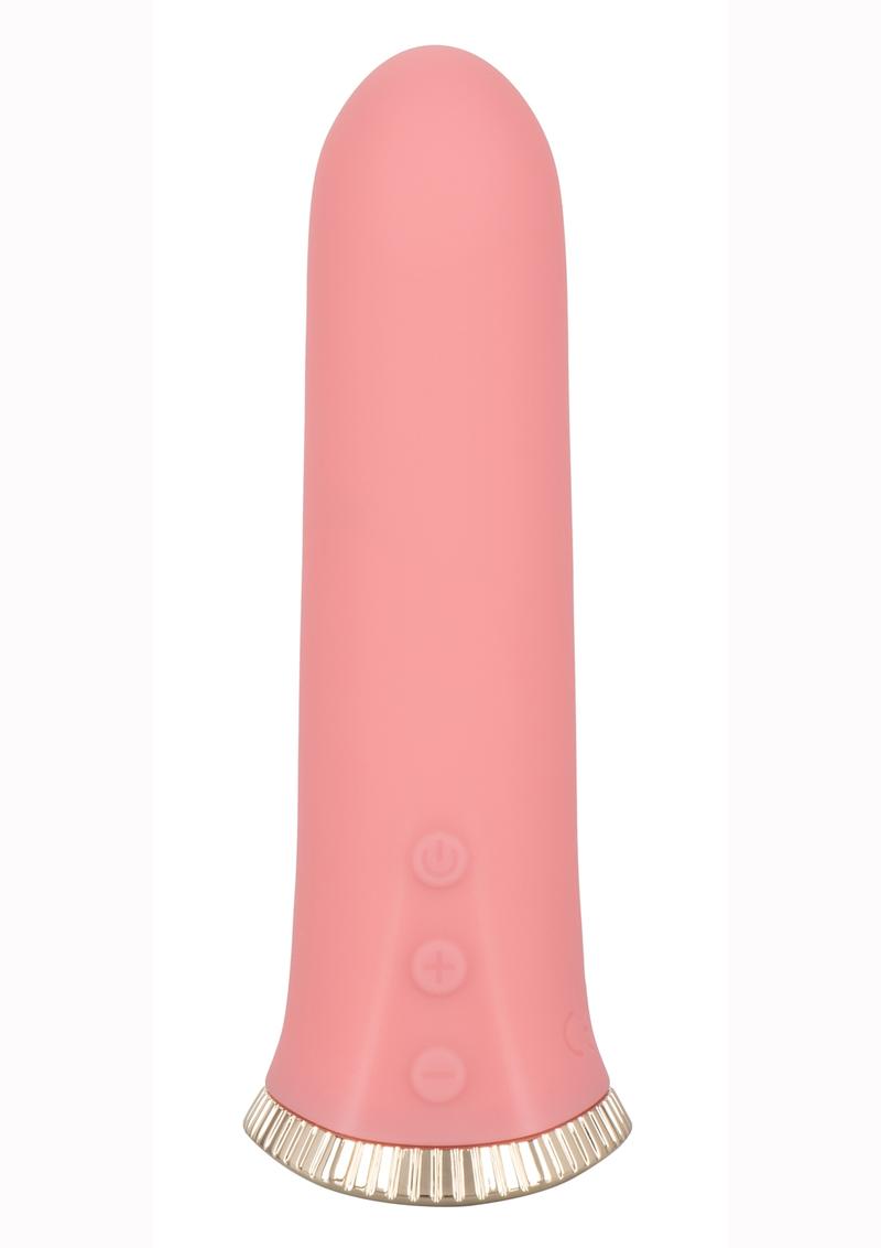 Uncorked Ros&#xe9; Silicone Rechargeable Vibrator - Pink