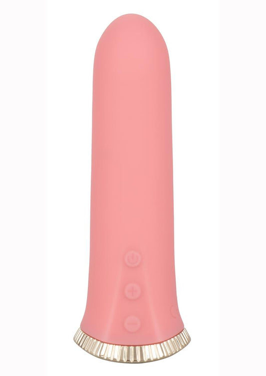 Uncorked Ros&#xe9; Silicone Rechargeable Vibrator - Pink