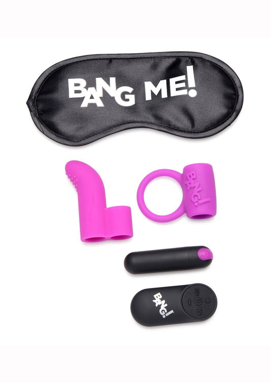 Bang! Couple's Love Ring Kit (set of 4) - Purple