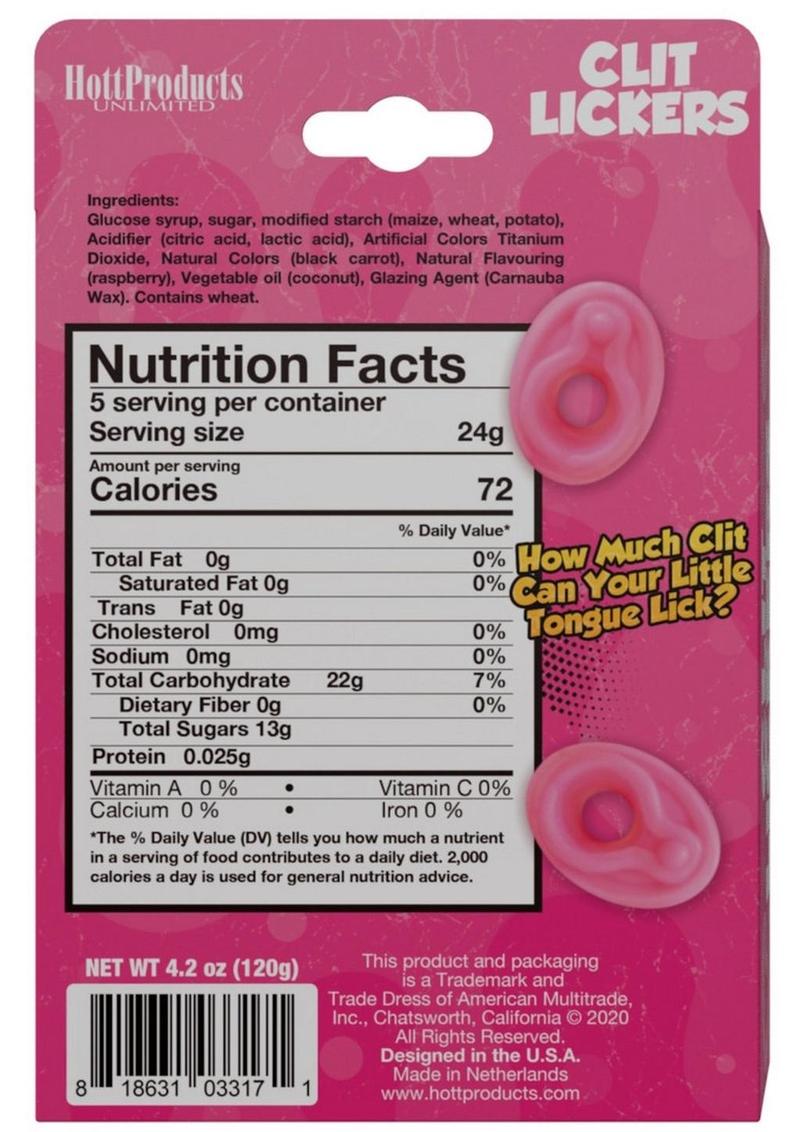 Clit Lickers Clit Shaped Gummies - Strawberry Flavored