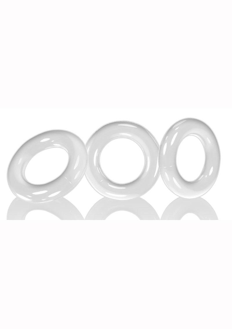 Oxballs Willy Rings Cock Rings (3 pack) - White