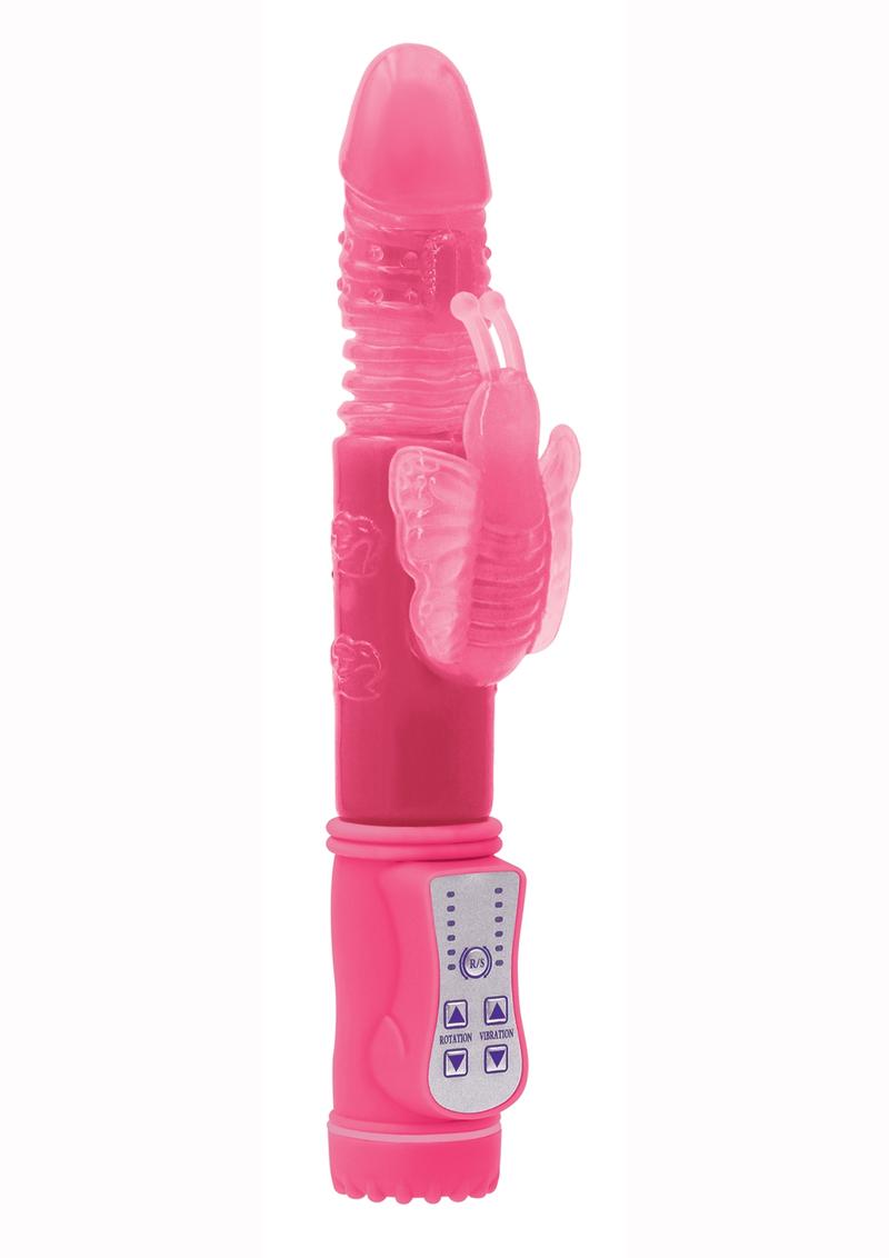 Firefly Lola Glow In The Dark Thrusting and Rotating Rabbit - Pink