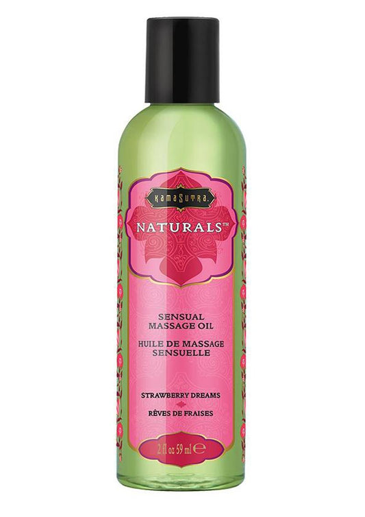 Naturals Massage Oil Strawberry Dreams 2oz