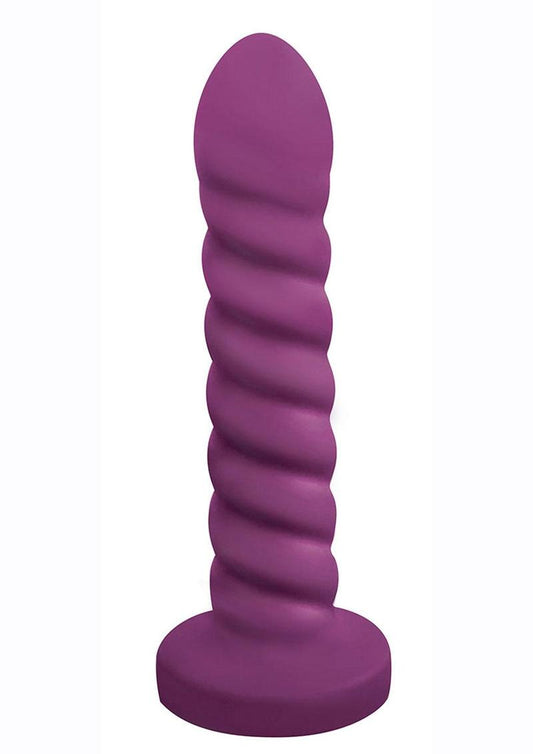 Gossip Soft Swirl 21x Rechargeable Silicone Vibrator with Remote Control - Purple