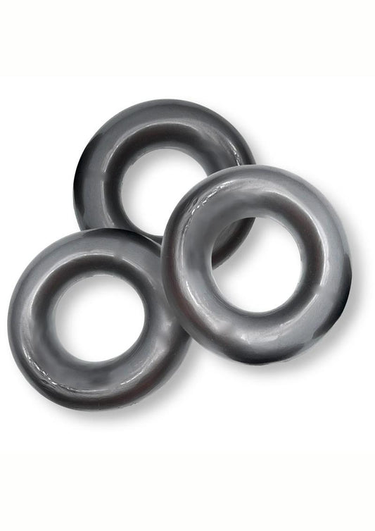 Oxballs Fat Willy Jumbo Cock Ring (3 pack) - Steel