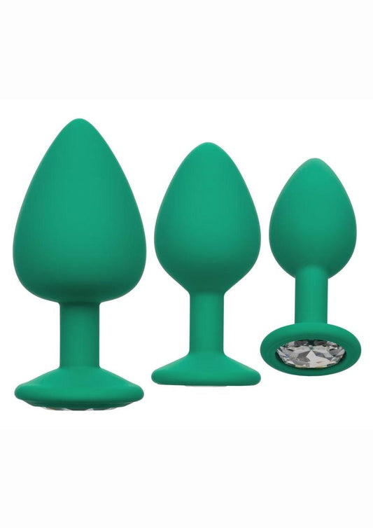 Cheeky Gems Silicone Anal Training Kit - Green