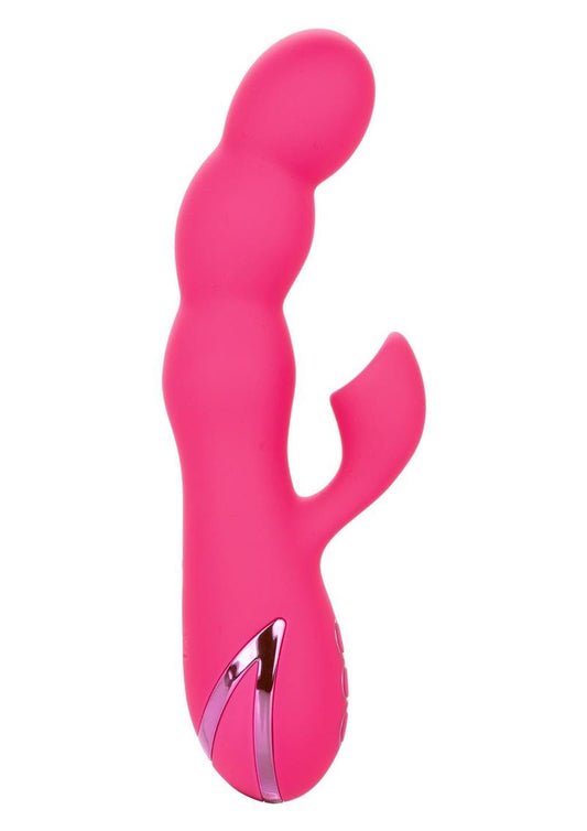 California Dreaming Oceanside Orgasm Rechargeable Silicone Clitoral Stimulator - Pink