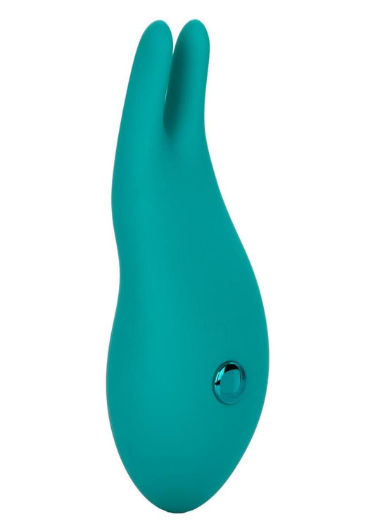 Pixies Bunny Rechargeable Silicone Vibrator - Green