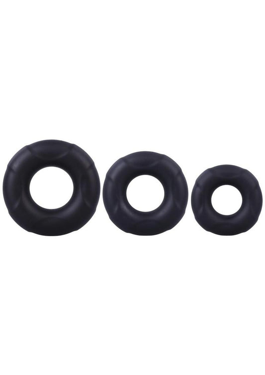 In a Bag Cock Ring Set - Black