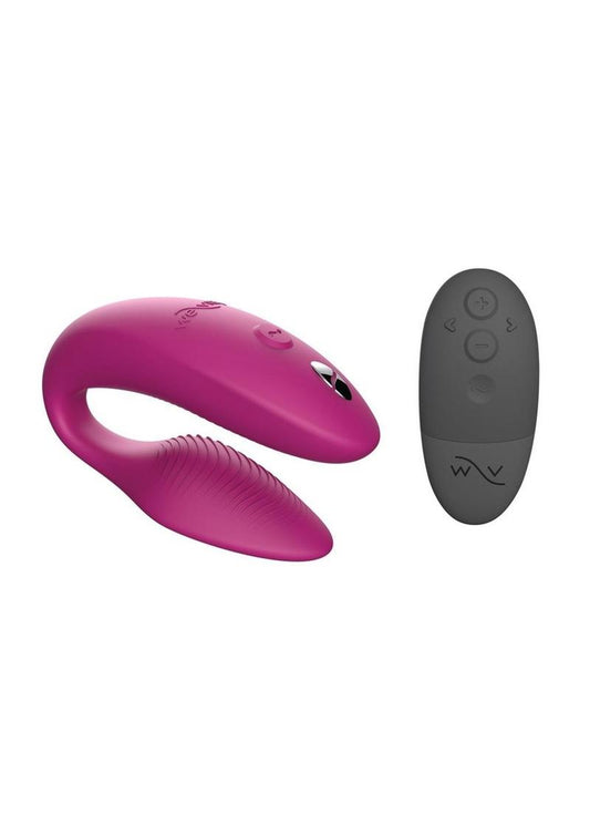 We-Vibe Sync 2 Rechargeable Silicone Couples Vibrator with Remote Control - Dusty Pink