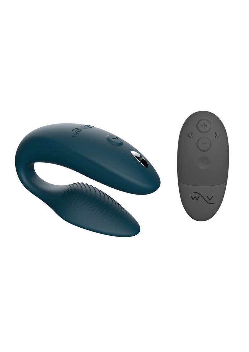 We-Vibe Sync 2 Rechargeable Silicone Couples Vibrator with Remote Control - Green Velvet