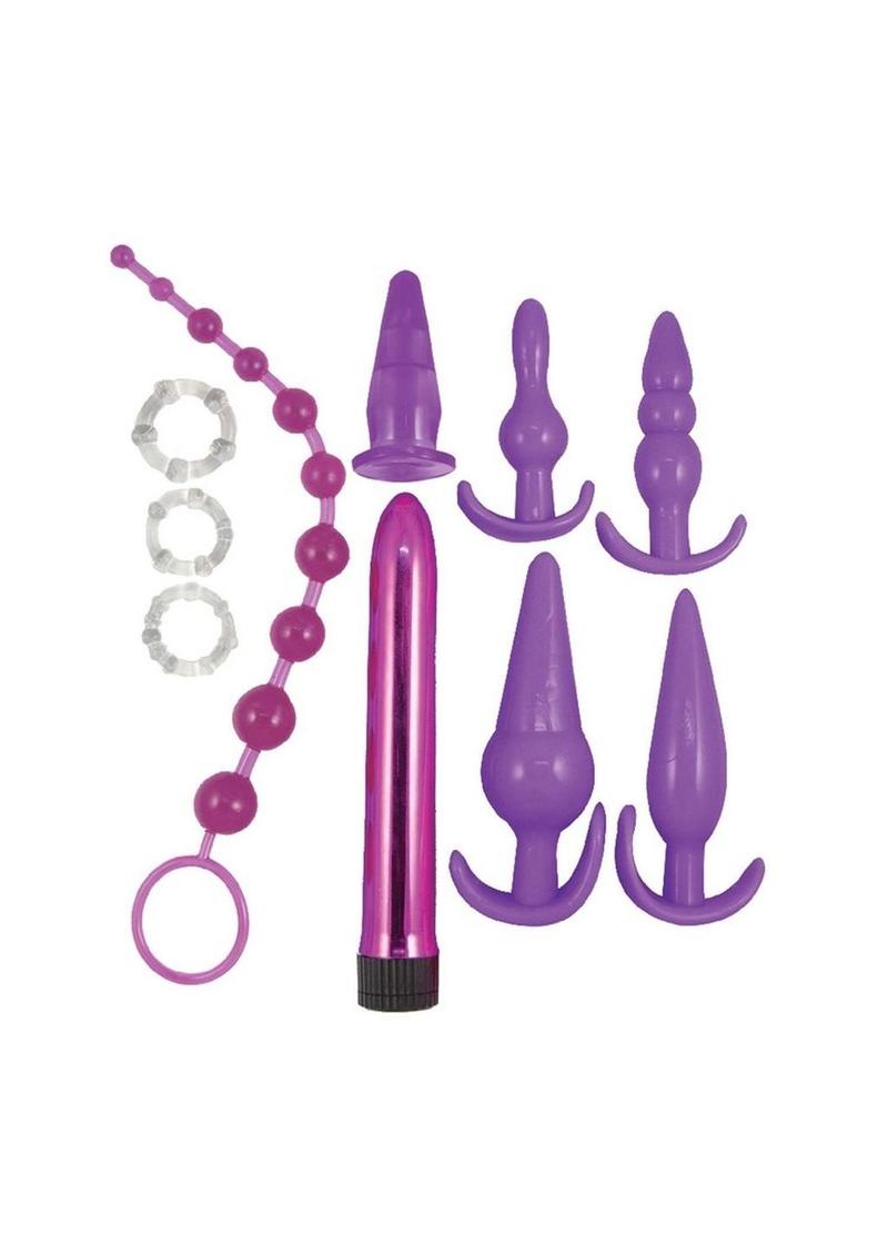 Purple Elite Collection Anal Play Kit - Purple